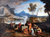 Dziękczynna ofiara Noego, 1814