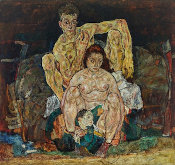 Rodzina (1918, Österreichische Galerie, Wiedeń)